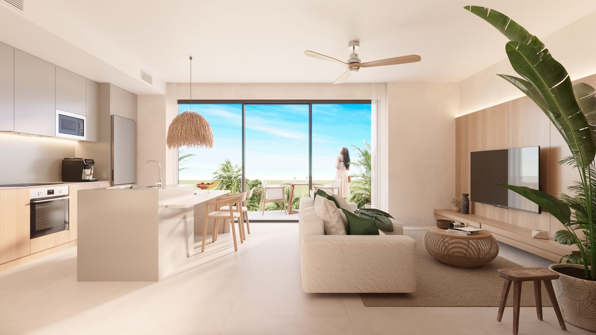 Crystal Garden — Living room