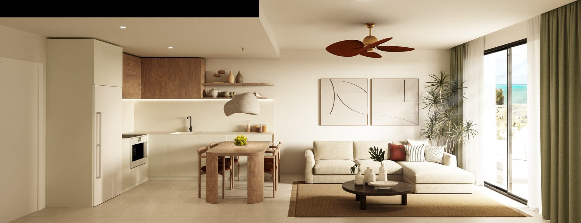 Moon Garden — Living room