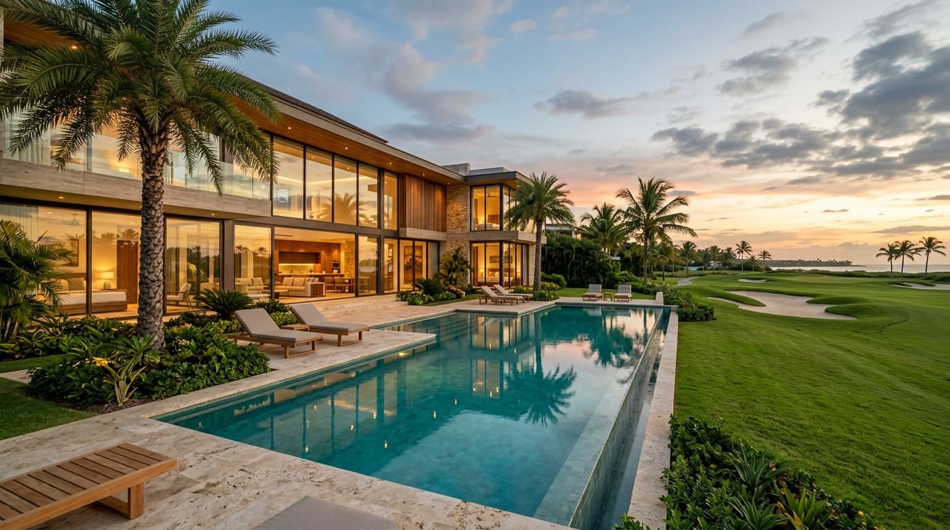 Villa en campo de golf — Cap Cana, Punta Cana